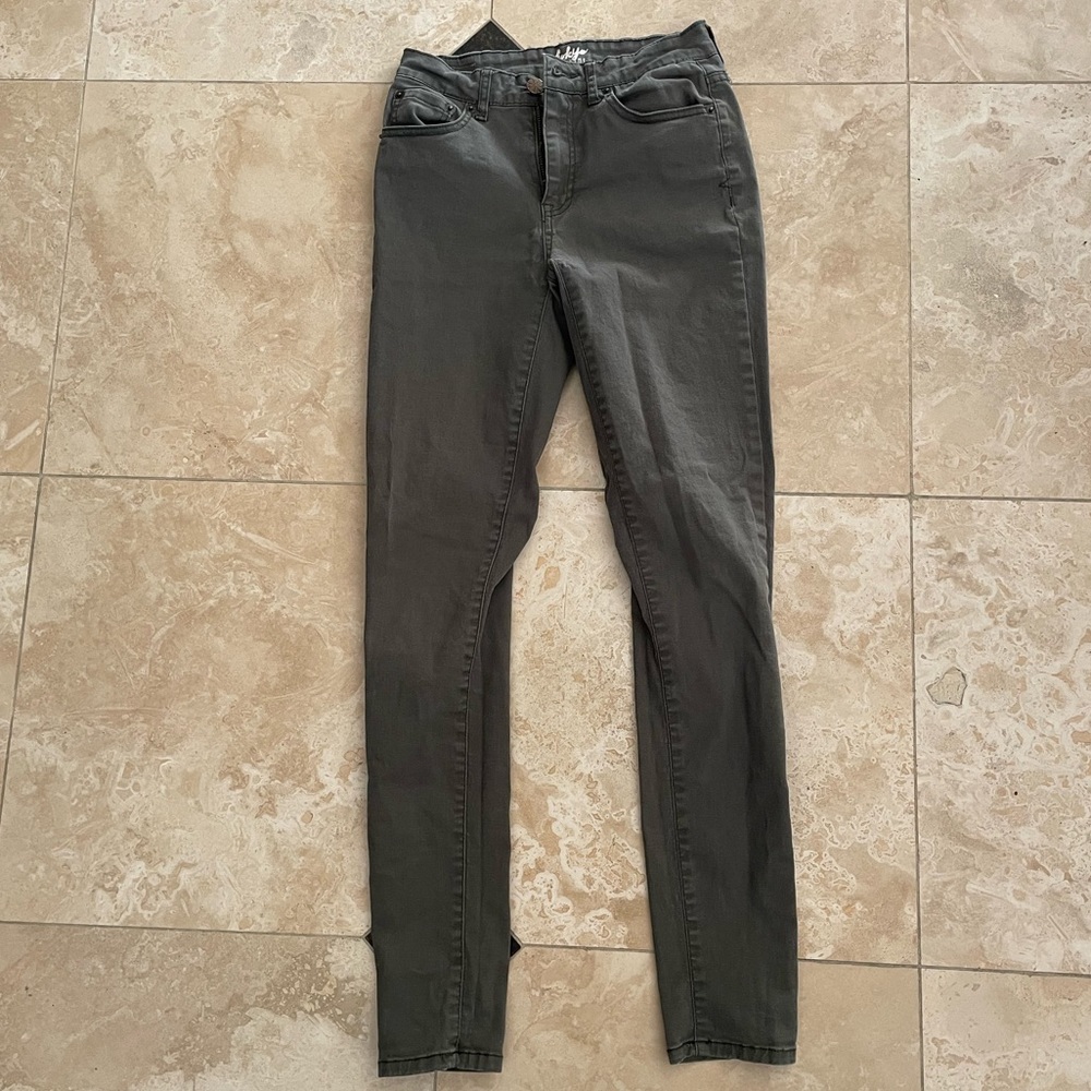 Tokyo Darling olive green jeans, size 00